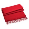 Scarf - MOD. B500:Classic Red, 100% acrylic, 186 x 47 cm